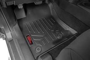 Toyota 4Runner Floor Mats - Front and Rear - Rough Country - Heavy Duty Floor Mats - '13-'23